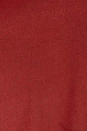 Product shot of The Recycled V Neck L/S Tee in colour Terracotta, detail