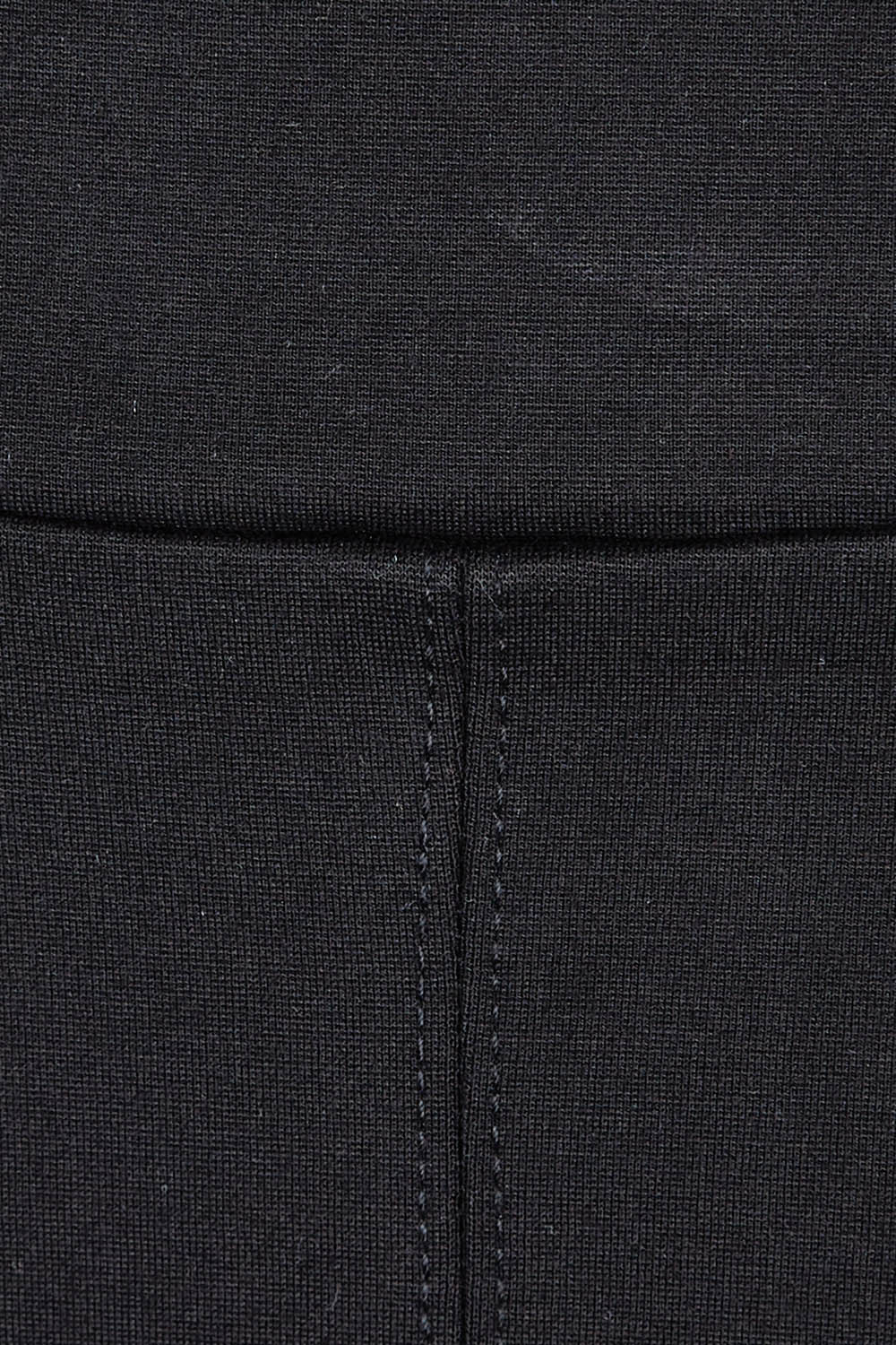 Product shot of The Fit And Flare Ponte Skirt in colour Black (Black), detail
