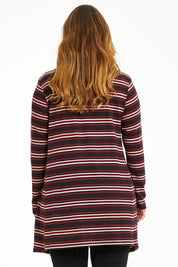 Preloved The Striped Knit Crew Neck Tunic - Stripe