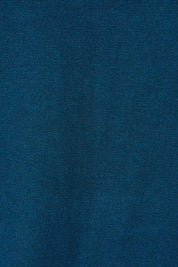 Product shot of The Transeasonal Short Sleeve Jumper in colour Petrol (Blue), detail