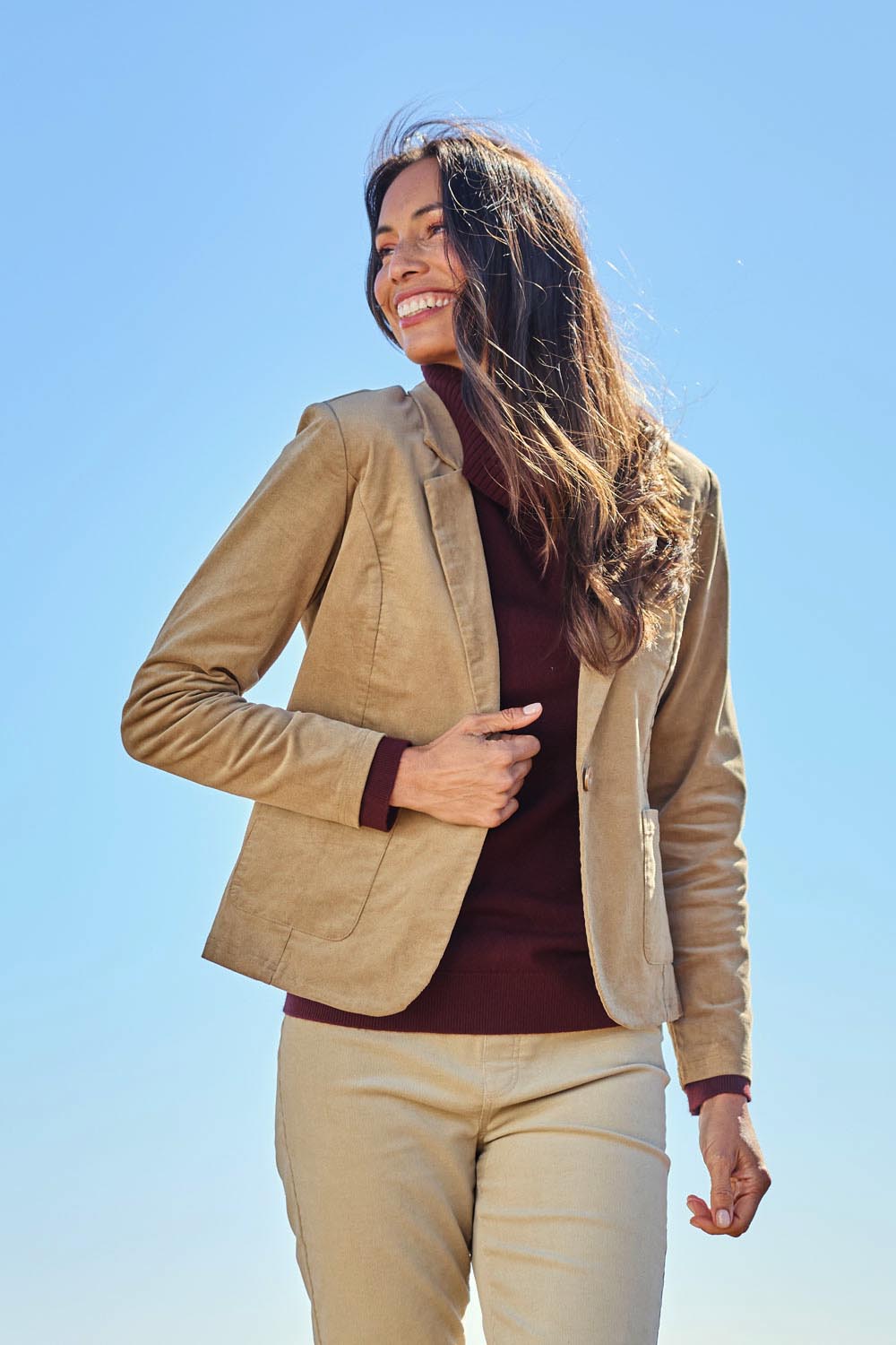 The Keepers Classic Cord Blazer – Nougat