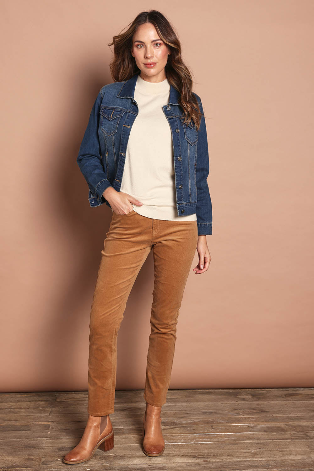 The Stretch Cord Jean – Tan