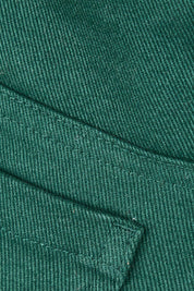 Product shot of The Stretch Coloured Denim Jean in colour Peacock (Blue), detail