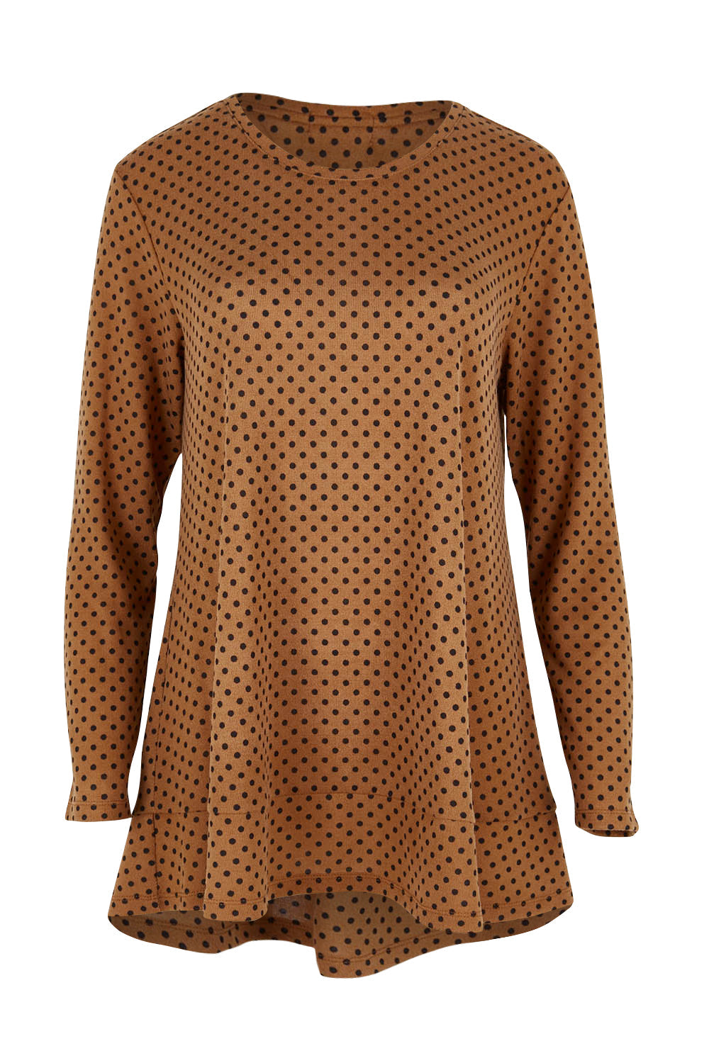 Preloved The Spot Swing Knit Tee - Caramel