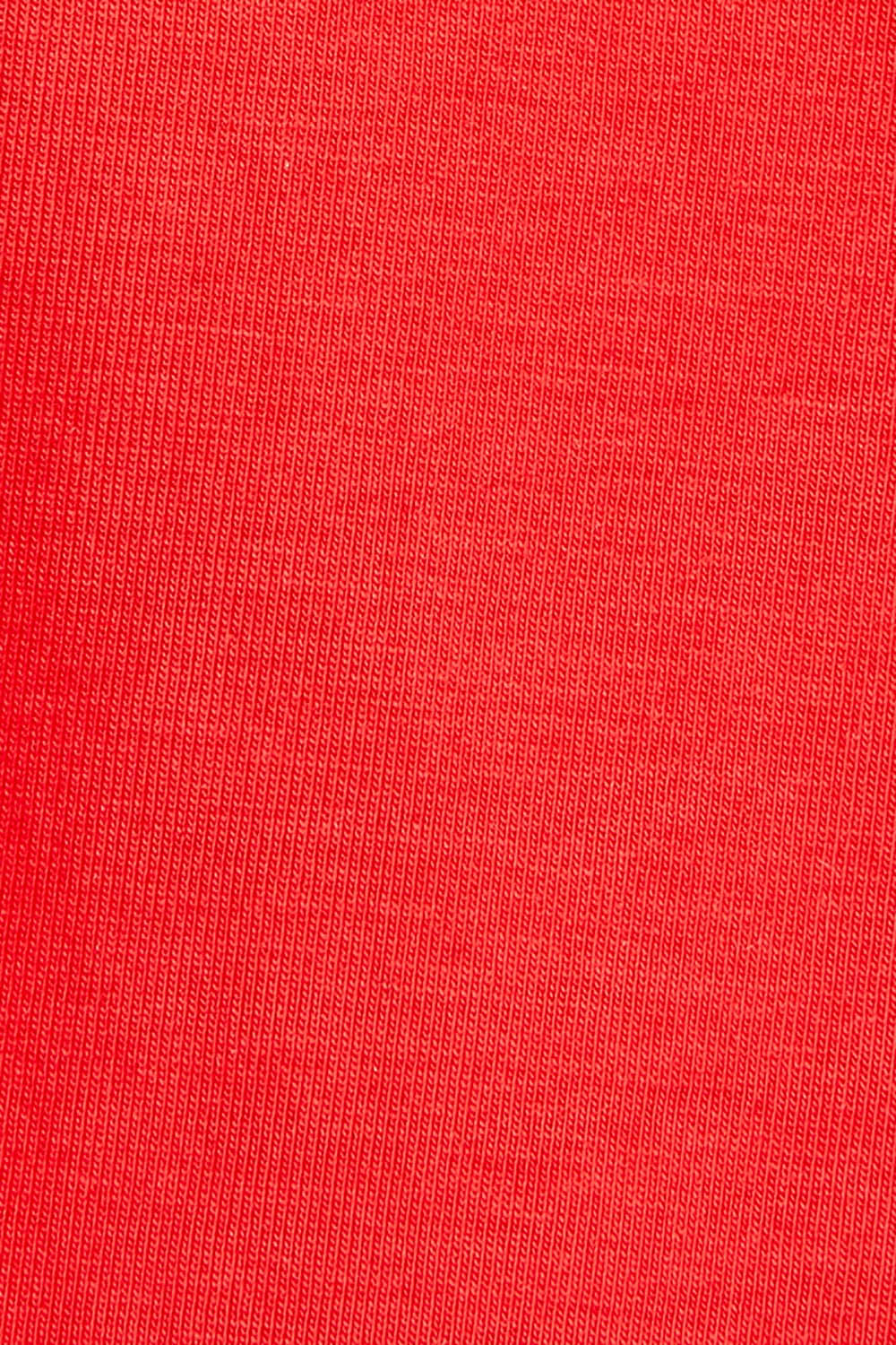 Product shot of The Keepers Cotton Tank in colour Red (Red), detail