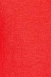 Product shot of The Keepers Cotton Tank in colour Red (Red), detail