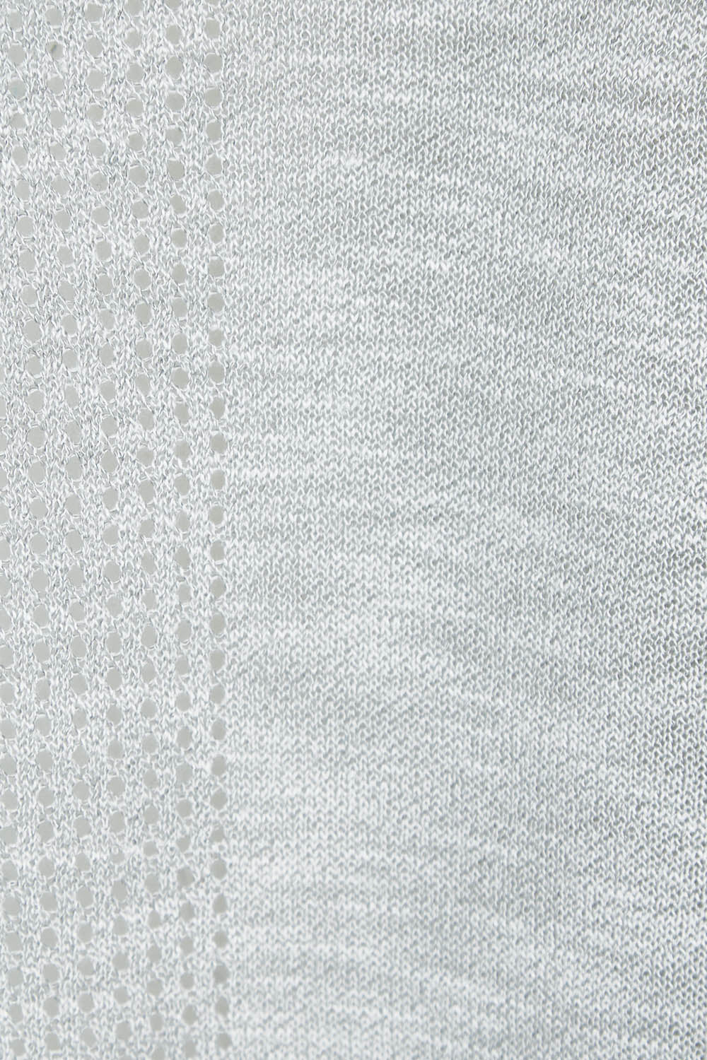 Product shot of The Short Sleeve Shrug in colour Greymarle (Grey), detail