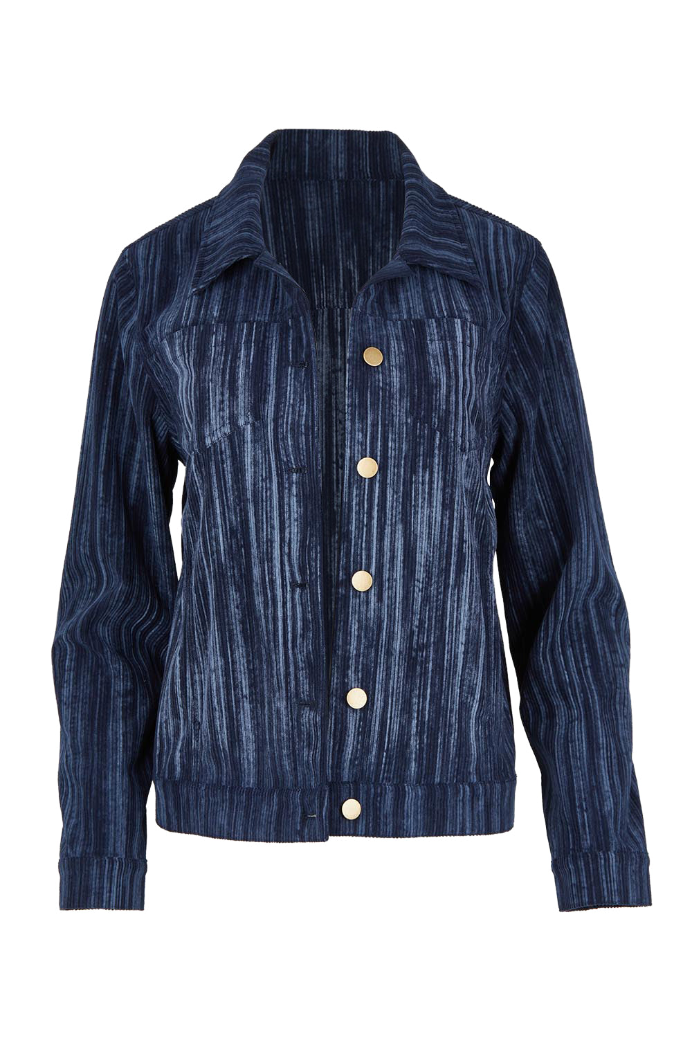 The Keepers Printed Cord Jacket – Navystripe