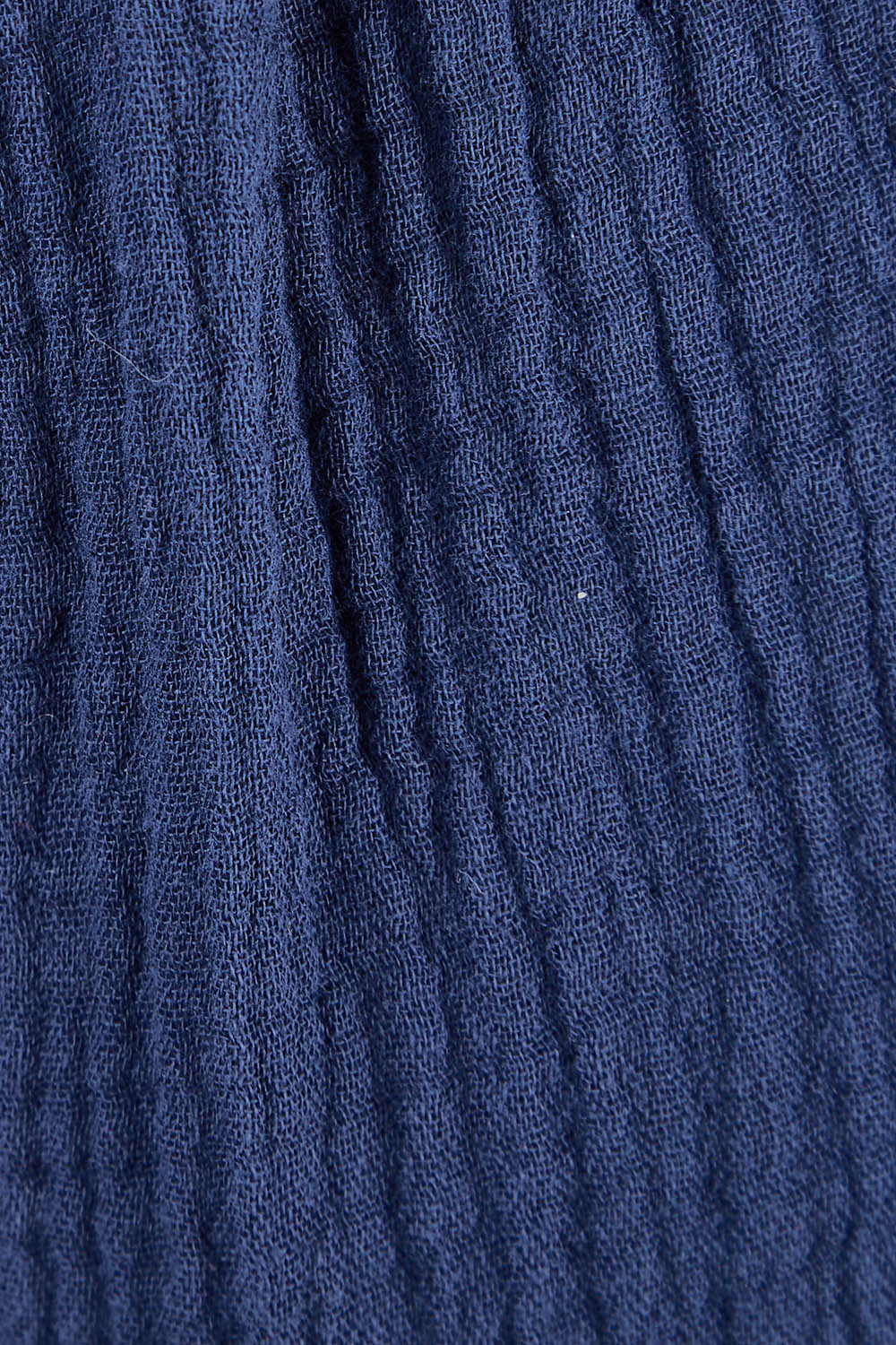 Product shot of The Double Cotton Pull On Pant in colour Navy (Blue), detail