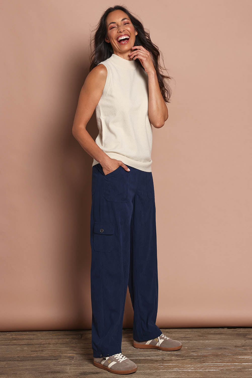 The Everyday Cord Cargo Pant – Navy