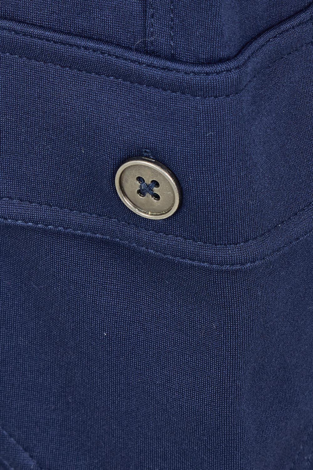Product shot of The Everyday Ponte Cargo Pant in colour Frenchnavy (Blue), detail