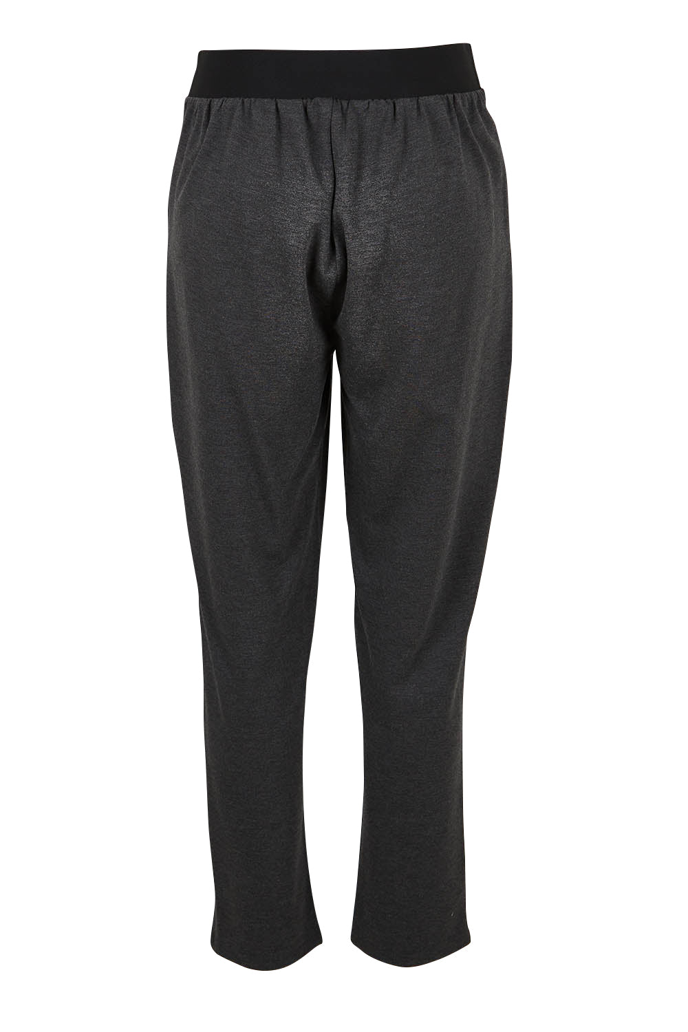 Product shot of The Easy Wear Ponte Pant in colour Charcoal (Grey), from the back