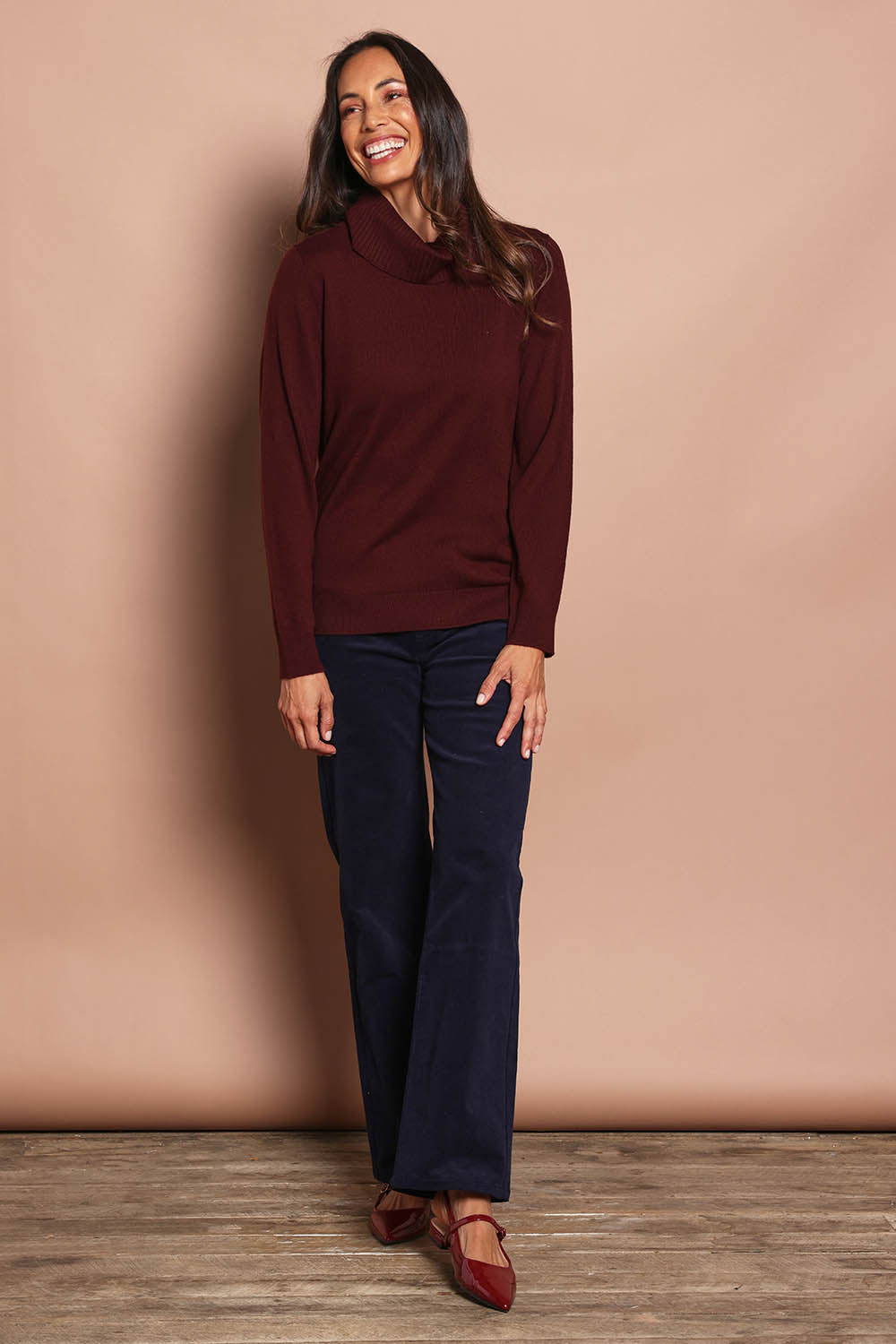 The Keepers Cord Pull On Wide Leg Pant – Darknavy