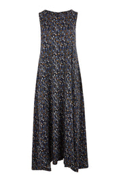 Product shot of the The Easy Wear Print Maxi Dress – Multifleur in colour Multifleur, from the front