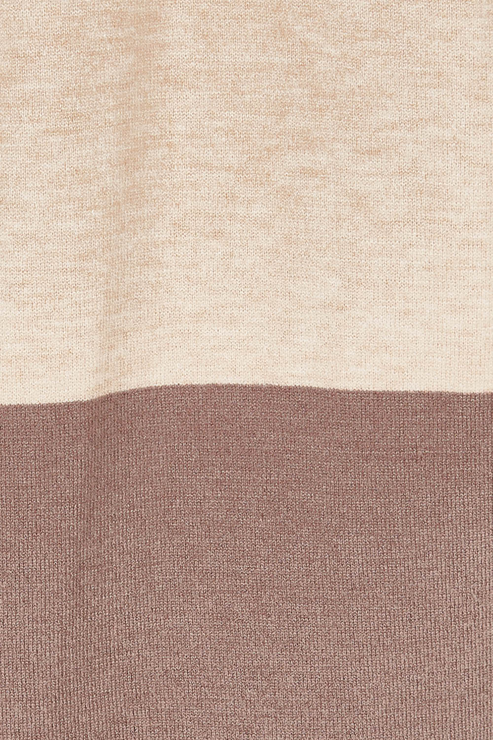 Product shot of The Colour Blocked Cardigan in colour Naturals, detail