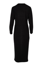 Preloved The Rib Crew Neck Dress - Black
