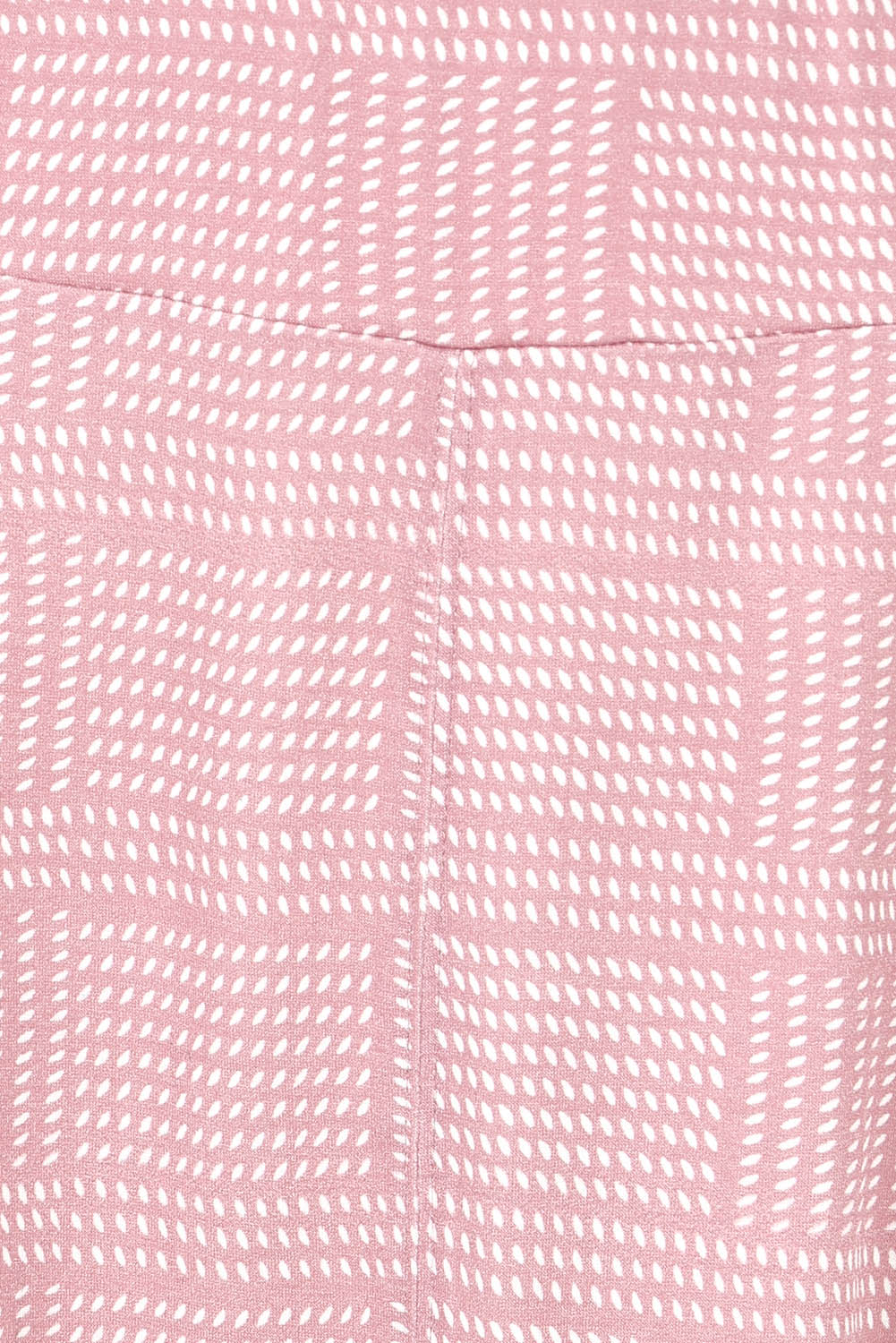 Product shot of The Bamboo Blend Print Fit & Flare Skirt in colour Pinkblush (Pink), from the back