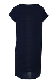 Product shot of The Keepers Summer Essential Dress in colour Classicnvy (Blue), from the back