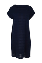 Product shot of The Keepers Summer Essential Dress in colour Classicnvy (Blue), from the front