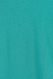 Product shot of The Luxe Pima Cotton Tee in colour Grassgreen (Green), detail