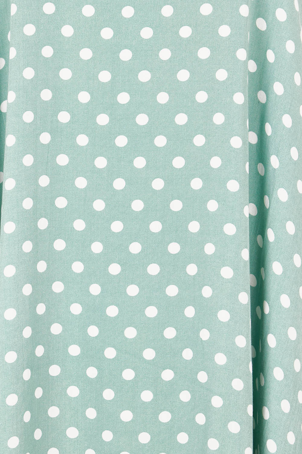 Product shot of The Keepers Lined Swing Dress in colour Sagegreen (Green), detail