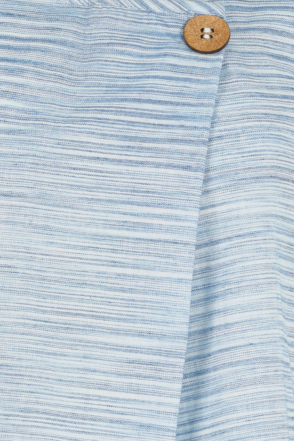 Product shot of The Summer Striped Tank in colour Bluestripe (Blue), detail