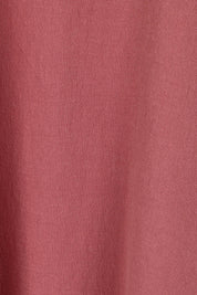 Product shot of The Cotton Flounce Dress in colour Rose (Pink), detail