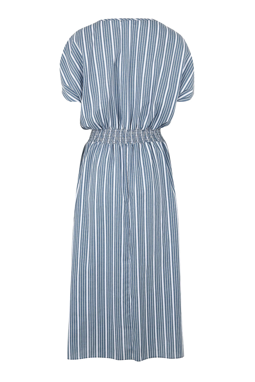 Preloved The Cotton Shirred Waist Dress - Denimblue