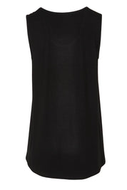 Product shot of The Pack & Go Luxe Bamboo Swing Tank in colour Black (Black), from the back
