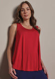 The Pack & Go Luxe Bamboo Swing Tank - Cherryred