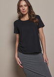 The Pack & Go Luxe Bamboo Tee - Black