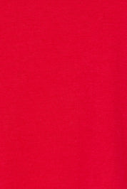 Product shot of The Classic Long Sleeve Tee in colour Red (Red), detail