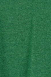 Product shot of The Classic Cotton Blend Short Sleeve Tee in colour Ivy (Green), detail
