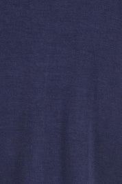 Product shot of The Mix Me Match Me Bamboo Tank in colour Darknavy (Blue), detail