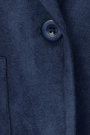 The Luxe Faux Suede Blazer – Navy