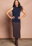 The Travel Anti Pilling Pull On Maxi Skirt – Cocoa
