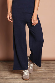 The Travel Anti Pilling Wide Leg Pant – Navy