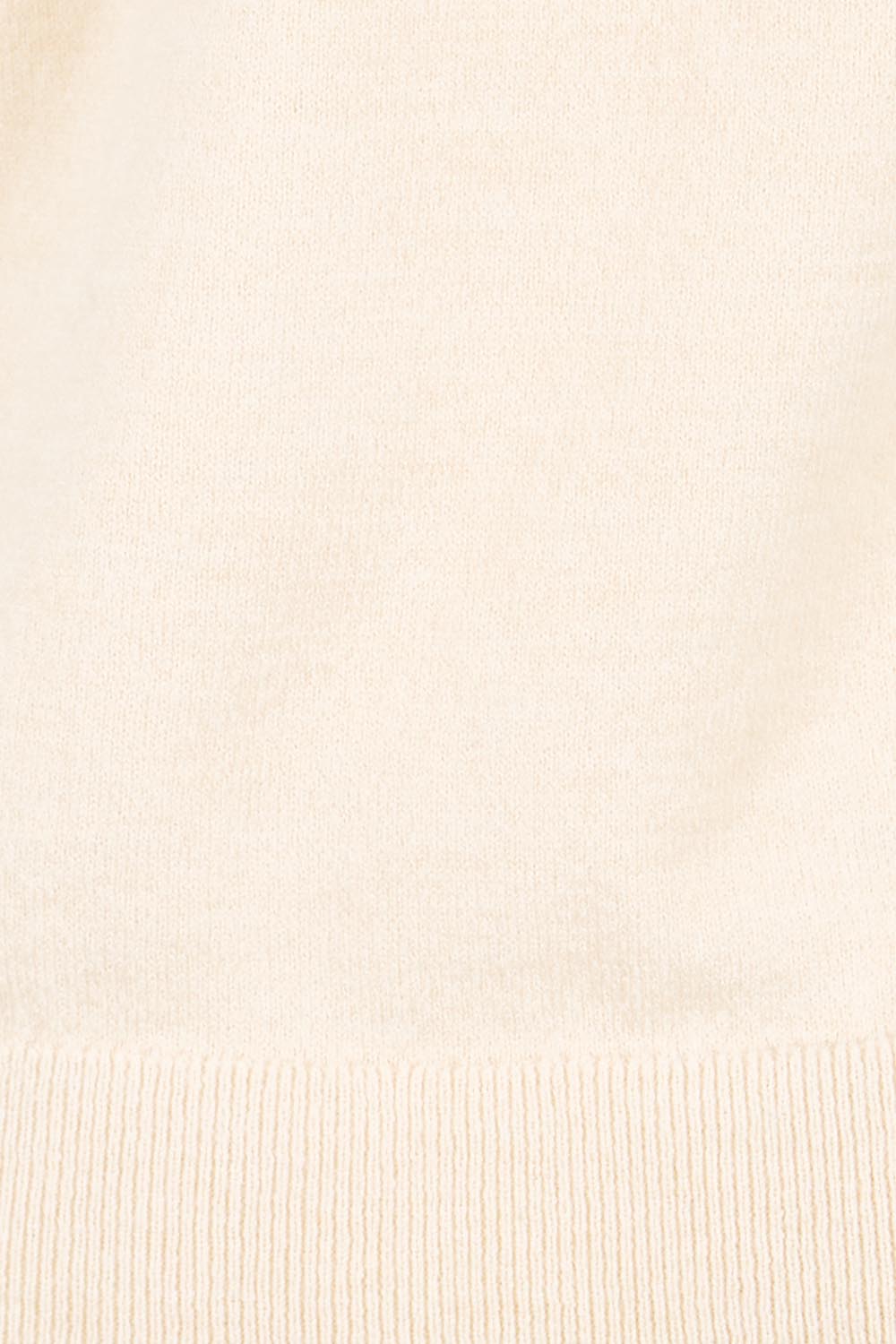 The Travel Anti Pilling Mock Neck Sleeveless Knit – Vanilla