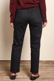 The Teachers Cotton Pant With Pockets - Honorblack