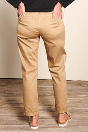 The Teachers Cotton Pant With Pockets - Sandstone