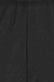 Product shot of The Travel Wide Leg Pant in colour Black (Black), detail