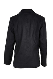 Product shot of the The Classic Every Wear Blazer – Black in colour Black, from the back