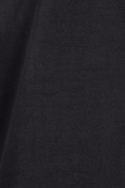 Product shot of the The Keepers Relaxed Fit Tee – Black in colour Black, showing detail