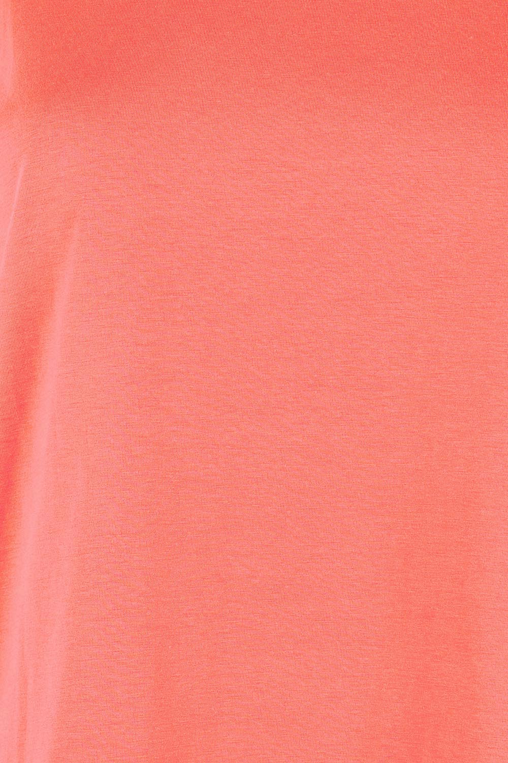 Product shot of the The Keepers Relaxed Fit Tee – Papaya in colour Papaya, showing detail