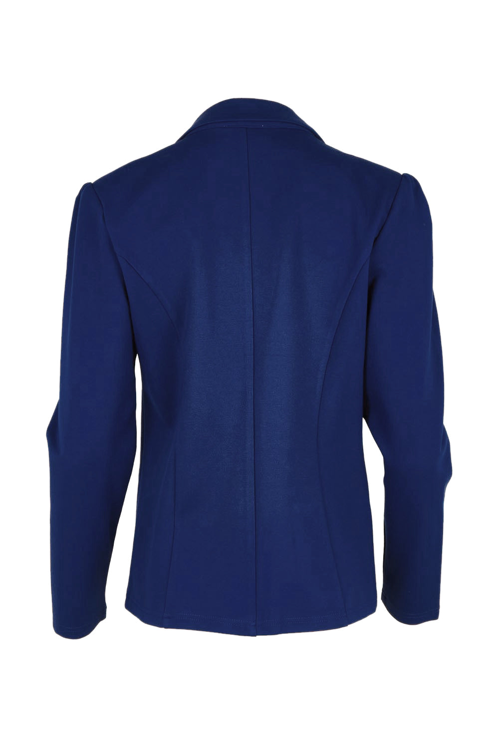 Product shot of the The Ponte Blazer – Aztecblue in colour Aztecblue, from the back