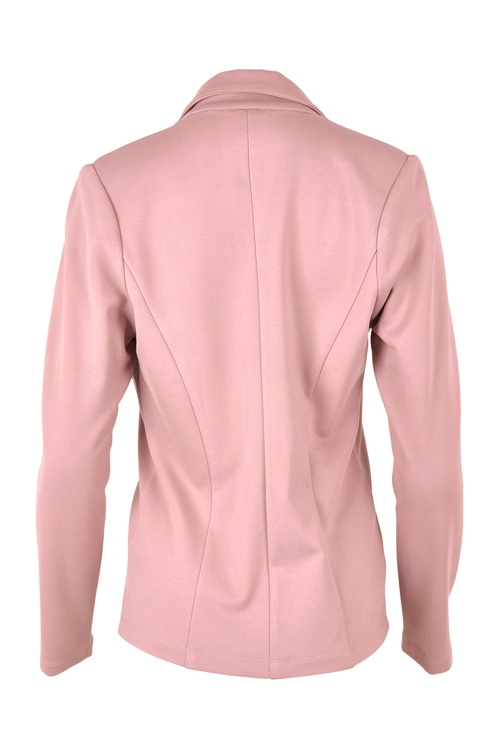 Product shot of The Ponte Blazer in colour Dustypink (Pink), from the back