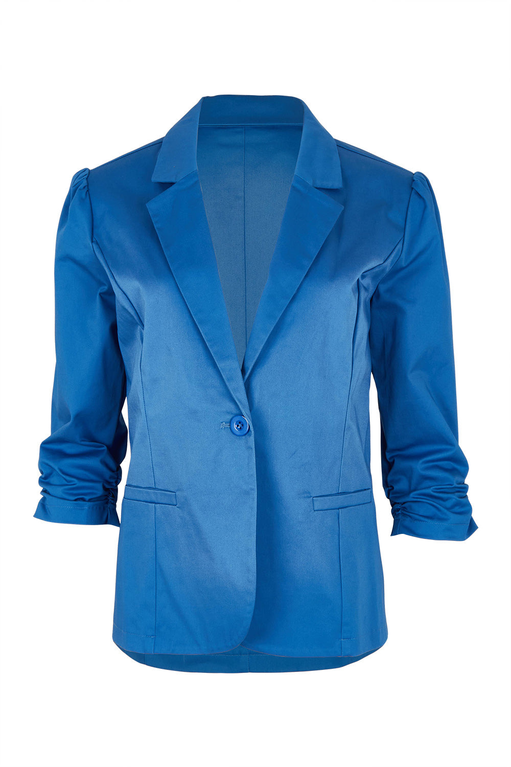 Product shot of The Everyday Blazer in colour Airforce (Blue), from the front