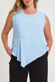 Preloved The Asymmetrical Tank Top - Sky