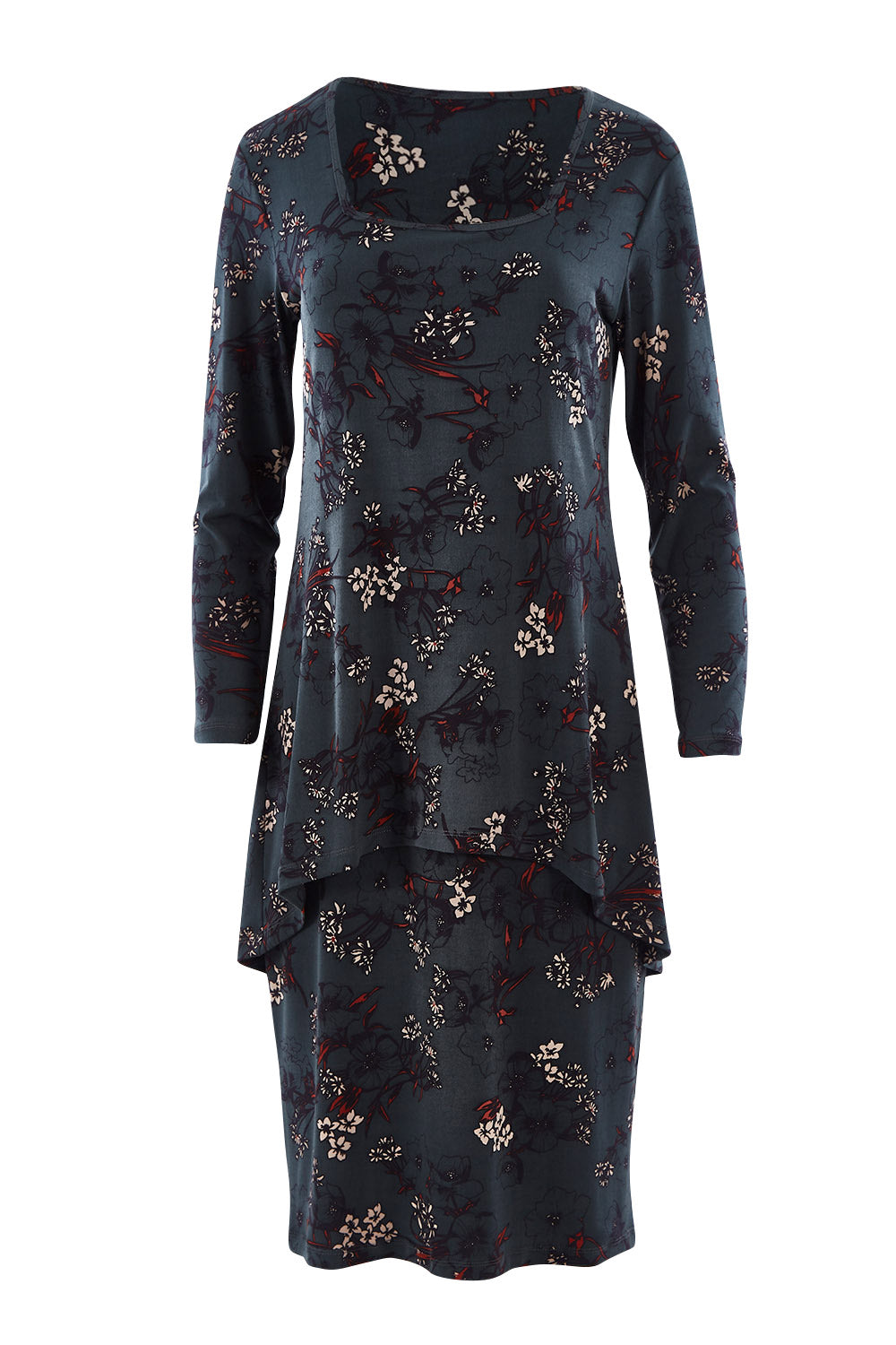 Preloved The Printed Long Rita Dress - Fleur