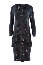 Preloved The Printed Long Rita Dress - Fleur